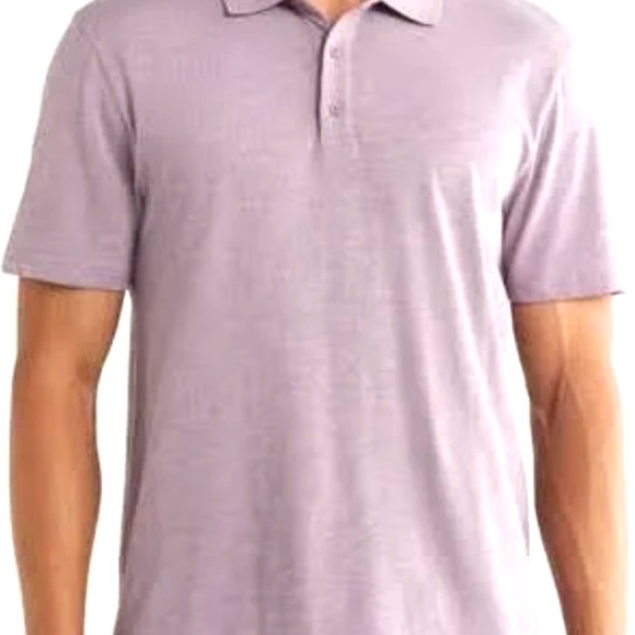 Vince Men's Light Lilac NWOT Polo Shirt. Mrdium.